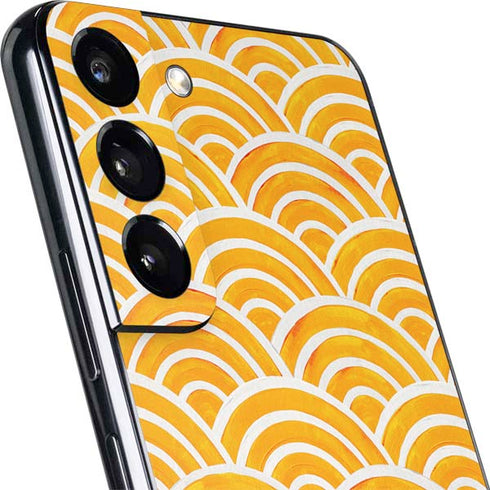 Cat Coq Japanese Wave Galaxy S22 Skin